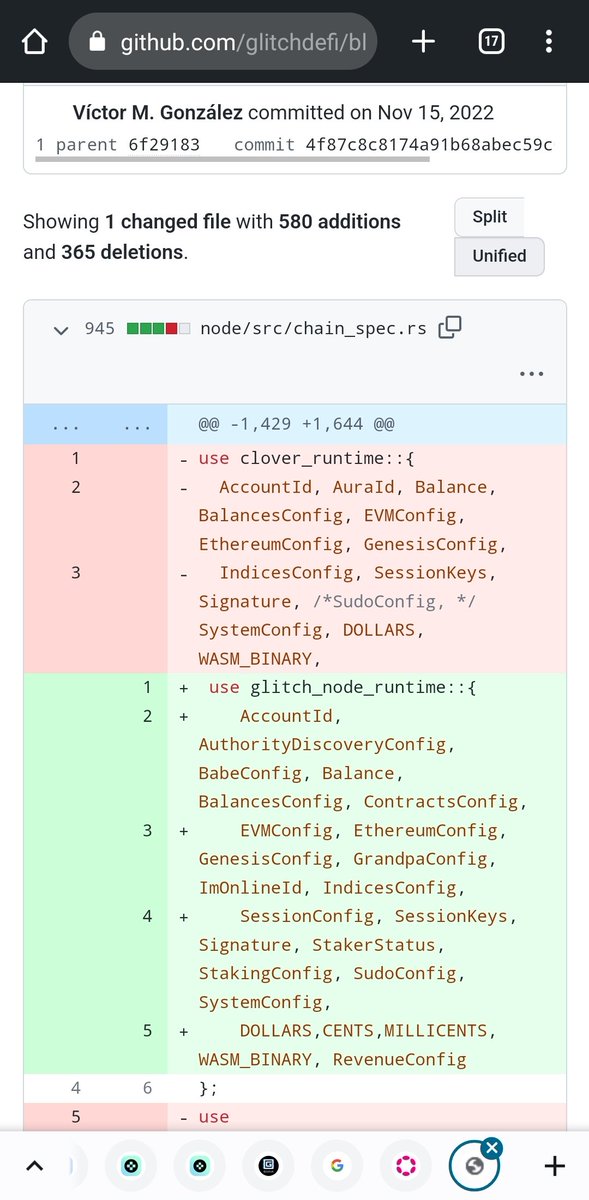 aUselessChris's tweet image. A few more examples of this amazing effort put in by #GlitchProtocol devs to bring the community some groundbreaking technology to revolutionize #defi in these screenshots.

$GLCH #GLCH