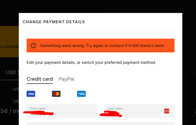 ChrisBakerAU's tweet photo. @epidemicsound guys stuff is broken. We tried to upload a video that had audio from a previous subscription and we're trying to clear a claim, but it will not let us update payment details. Can someone reach me, your website struggles at providing a direct link to support. https://t.co/nEXN7zBmmC