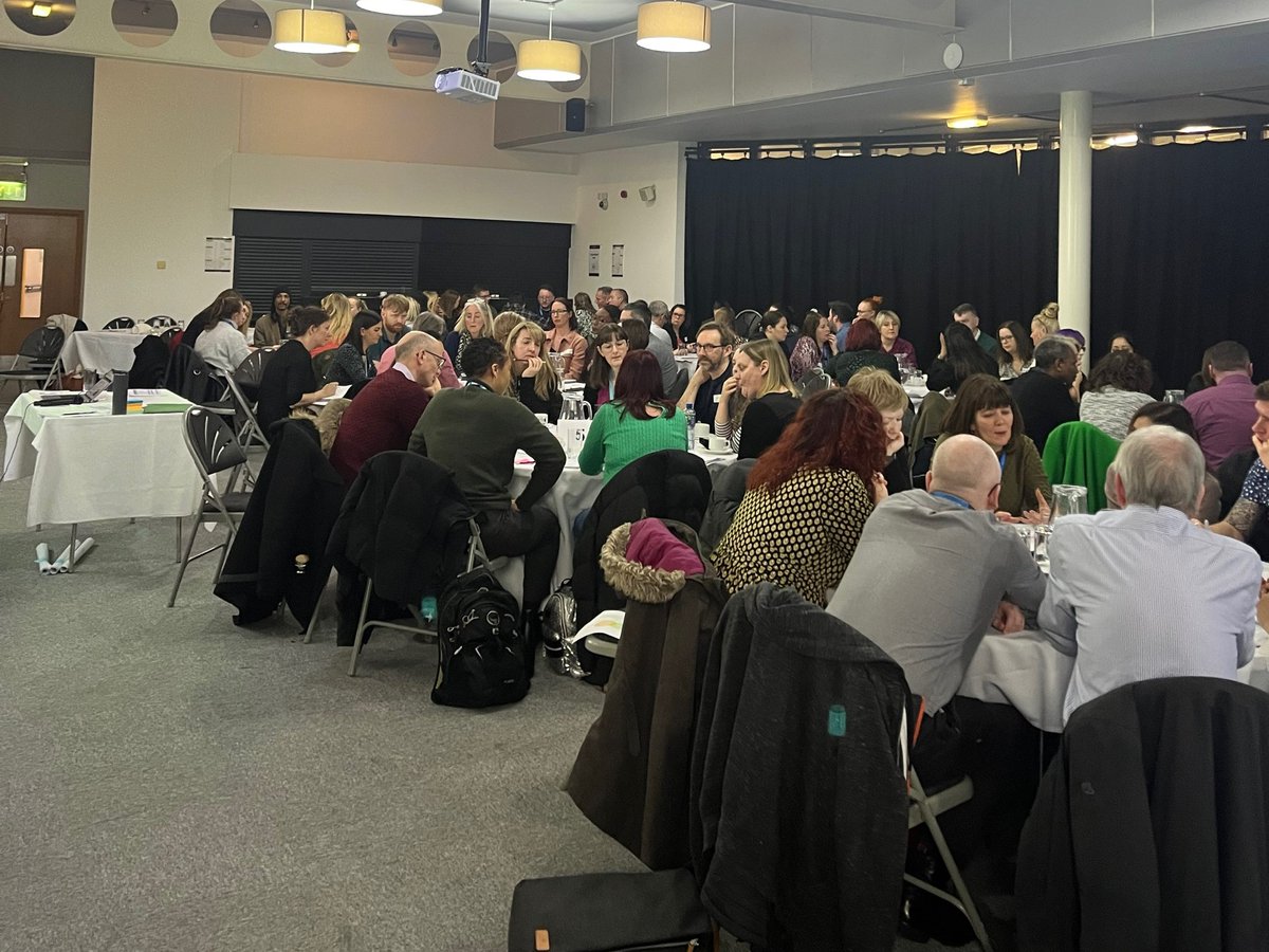 TU_NHS's tweet photo. We’re delighted to be working with colleagues at @GMMH_NHS today to support the redesign of their specialist community mental health team model. A packed agenda and a full room!

#MentalHealth  #ClinicalRedesign #Codesign #NHSTU
https://t.co/71tN2lCE6v https://t.co/PrW5kWFw69