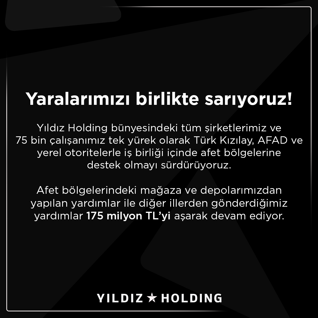 Yıldız Holding TR tweet media