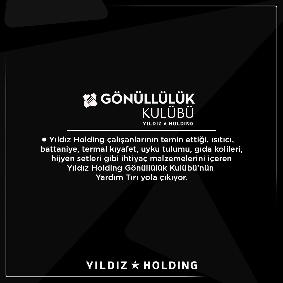 Yıldız Holding TR tweet media