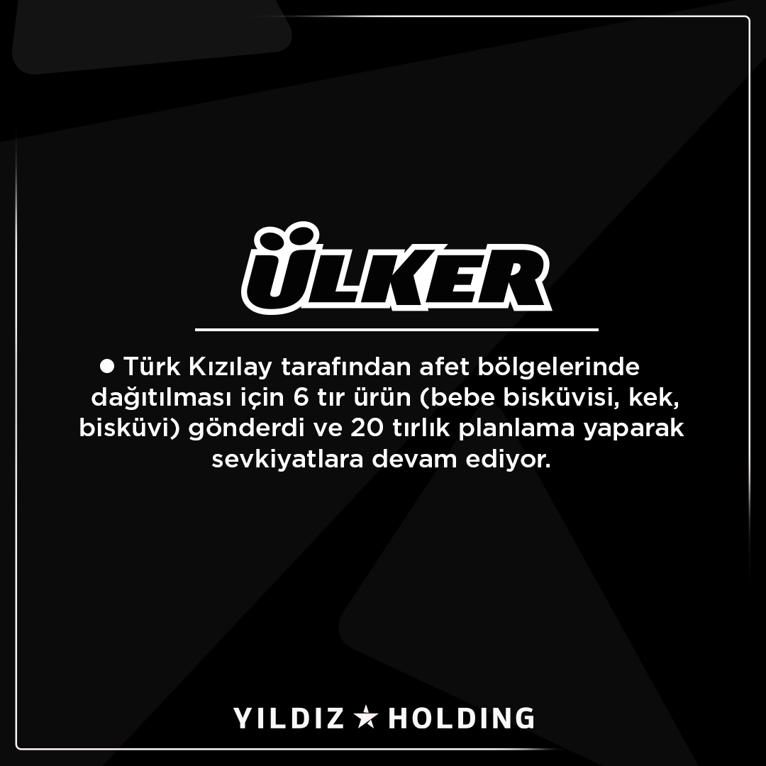Yıldız Holding TR tweet media