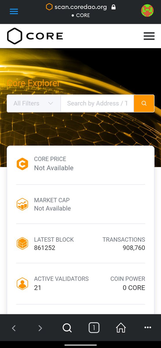 SandraYvan's tweet photo. @Coredao_Org When I enters my browser it brings me here, I need help please https://t.co/YOG7ZnNxsb