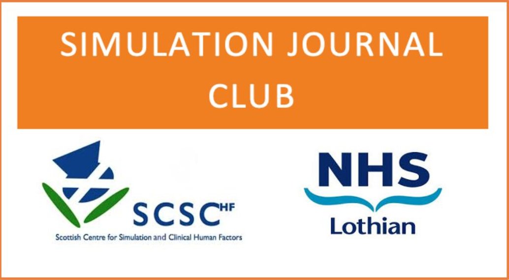 Nathan Oliver (@nath_oliver_sim) on Twitter photo Today at the Scottish Simulation Journal Club we are delighted to have <a href="/katejmorse2/">kate j morse</a> joining us to unpack:
"Teaching, coaching, or debriefing With Good Judgment: a roadmap for implementing "With Good Judgment” across the SimZones" <a href="/AdvinSimulation/">AdvancesinSimulation</a>.
From 1pm! DM for details. Today at the Scottish Simulation Journal Club we are delighted to have <a href="/katejmorse2/">kate j morse</a> joining us to unpack:
"Teaching, coaching, or debriefing With Good Judgment: a roadmap for implementing "With Good Judgment” across the SimZones" <a href="/AdvinSimulation/">AdvancesinSimulation</a>.
From 1pm! DM for details.