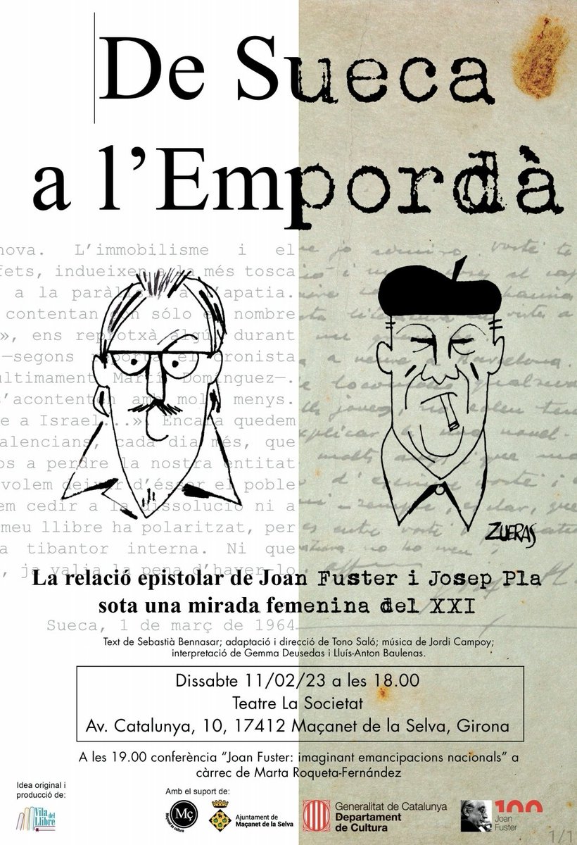 xxarbau's tweet photo. Què passaria si des de les regidories de cultura de tots els ajuntaments obríssim espais de debat per parlar de llengua i drets? A #Maçanetdelaselva ho anem provant, aquest dissabte amb la @martaroqueta
#anyfuster https://t.co/bDtqvYK11g