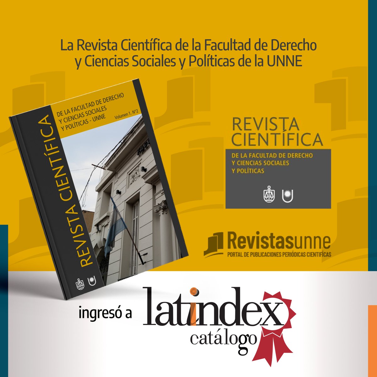 La Revista Científica de la Facultad de <a href="/Derecho_Unne/">Facultad de Derecho - UNNE</a>  por haber cumplimentado elevados estándares de calidad requeridos, ha obtenido la indexación en <a href="/Latindex/">Latindex</a> Catálogo.🤓👏
📍link de la revista  latindex.org/latindex/ficha…