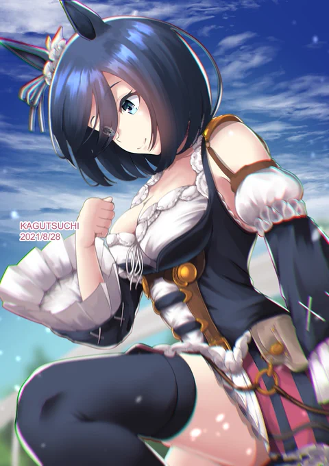 #ニーハイの日 #エイシンフラッシュ のニーハイ、よきかなよきかな 