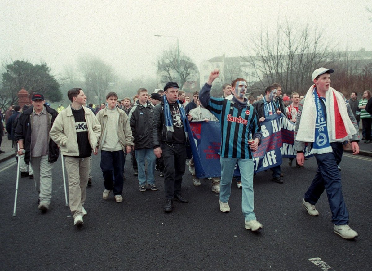 albionroar's tweet photo. FEB 8, 1997:

Brighton, 92nd in the FL, and facing oblivion, invited fans from all over the country to help in the fight against bad owners. Thousands obliged.

A story which must be kept alive; without this day, the journey to where we are wouldn't have happened.

#FansUnited https://t.co/jhFpm1Xj45