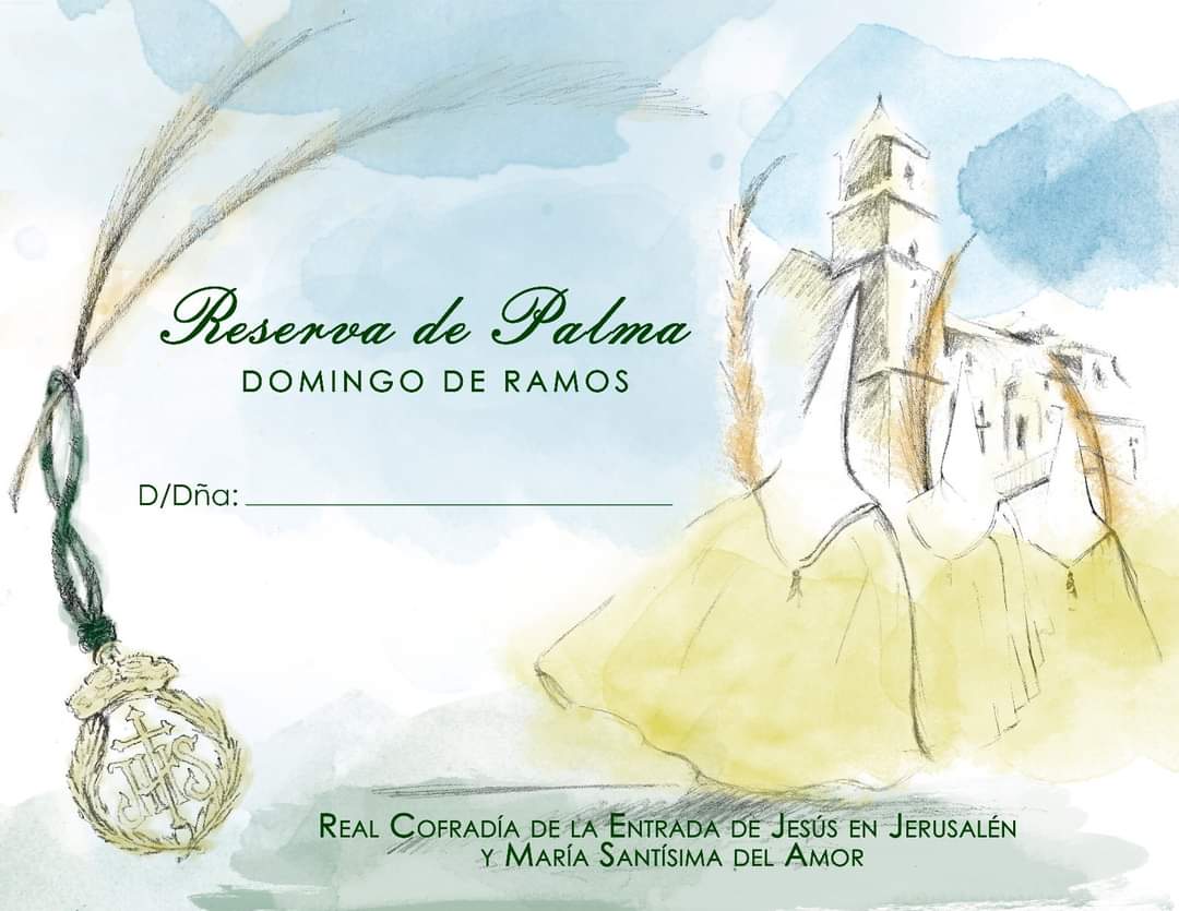 ATENCIÓN A HERMAN@S | Como cada miércoles, os atenderemos en nuestra Casa de Hermandad en el horario habitual de atención a hermanos de 19.30 a 21.00 h. Abierta la #ReservadePalma. #Borriquillo23 #Úbeda