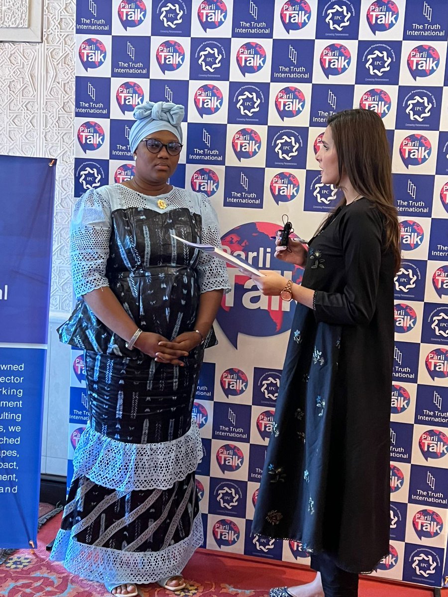 ParliTalk's tweet photo. Honourable Asmaou Barry is a Guinean journalist, activist and politician. She talked about women rights at ParliTalk launch in Road Safety Conference for Parliamentarians.
@BarryAsmaou
#ParliTalk #TheTruthInternational #ttimagazine https://t.co/VGLGtYejwu