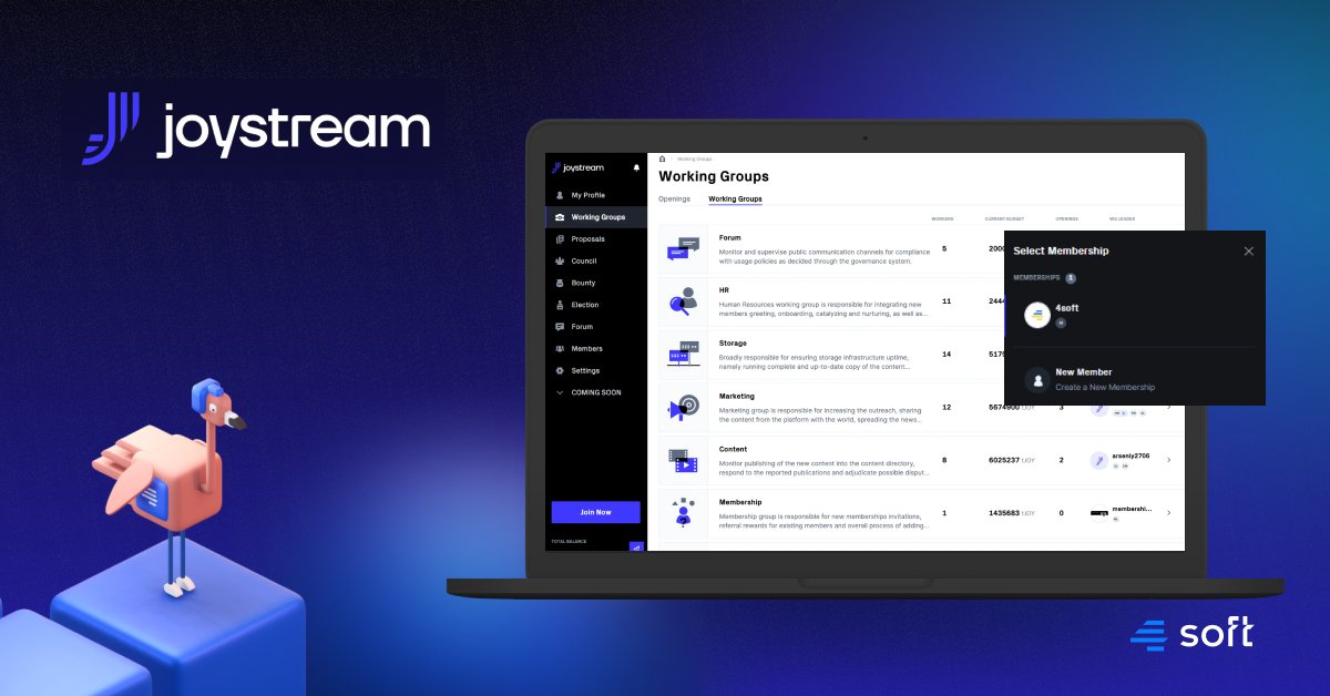 4soft_'s tweet image. It&apos;s hard to build a truly #decentralized application when you don&apos;t have enough experts on board. That&apos;s why we joined @Jsgenesis_  in the development process of their #dapp! Check the outcomes of our #teamextension collaboration:

🚀 bit.ly/3XdvZNN

@JoystreamDAO