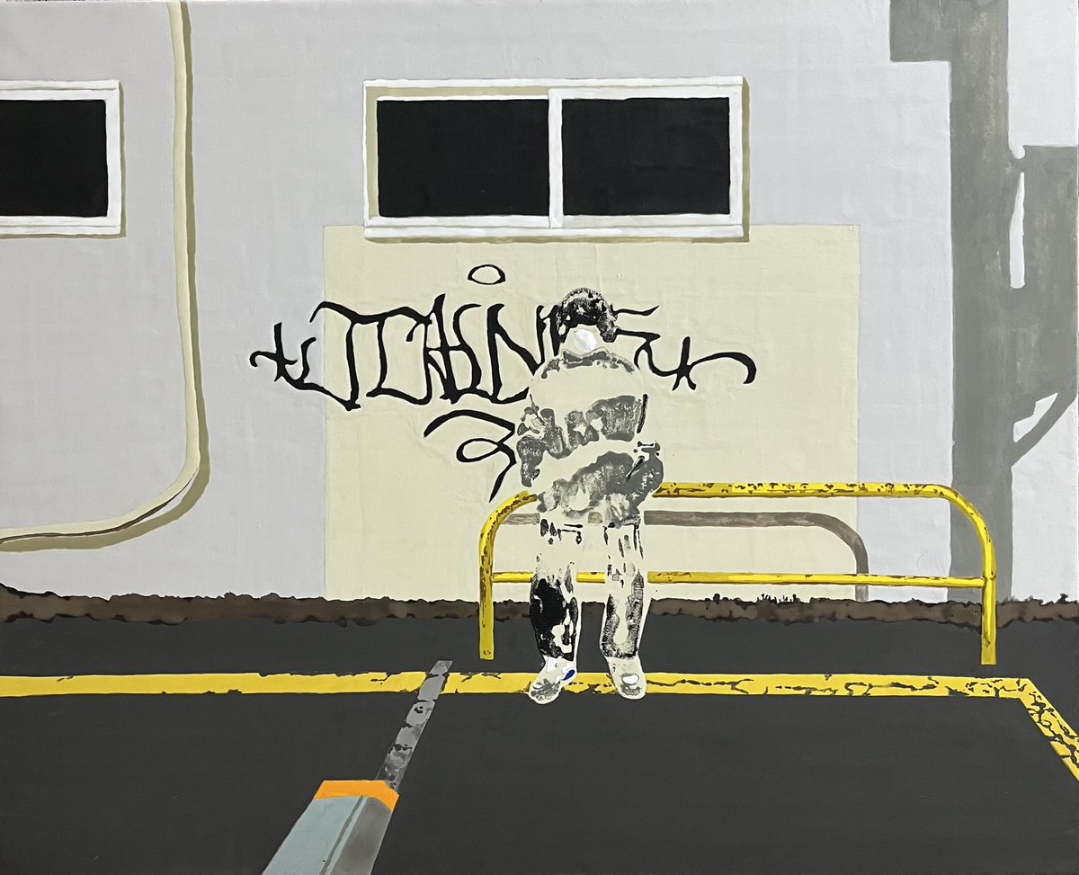 kazumax_999's tweet photo. Ghostizatio（新しい靴をもらった日）F15

THE blank GALLERYにて開催中のEPIC PAINTERS Vol.11にて展示しています！ https://t.co/LCB3jBz5jk