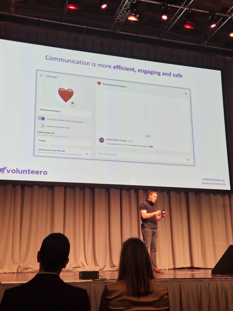 Volunteeroapp's tweet image. Our co-founder Ash pitching at the #CivTech7 demo day! We’ve loved being part of this amazing program that’s driving key innovation in Scotland. @CivTechScotland