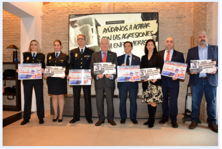 anenvac's tweet photo. El CGE presenta, junto a Policía Nacional, su plan integral contra las agresiones a enfermeras.
@CGEnfermeria @enfercecova @AlenG1971 @InmaCu19 #enfermeras 
https://t.co/S24o2ovs2q https://t.co/nFKGDhX2zh