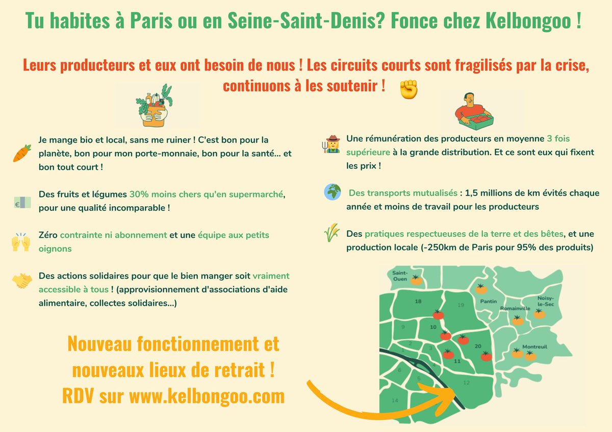 Le #circuitcourt le le #local va mal.
<a href="/Kelbongoo/">Kelbongoo</a> est en danger c'est le moment de se remettre à nos agriculteur.
Je vous redirige vers mon post linkedin (ou chez eux) pour plus d'info
linkedin.com/feed/update/ur…