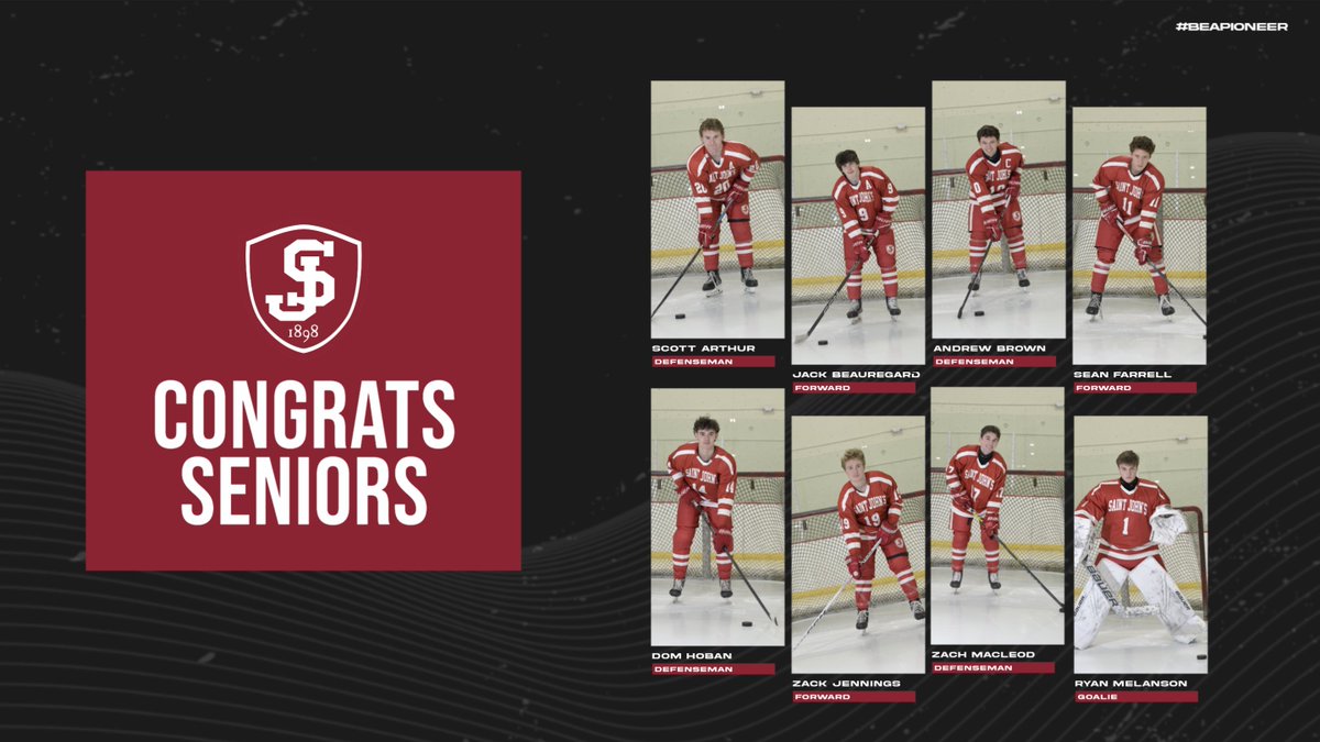 SJSHockey's tweet photo. SENIOR NIGHT - WEDNESDAY, FEB 8th at 8 PM https://t.co/029MJIujoz