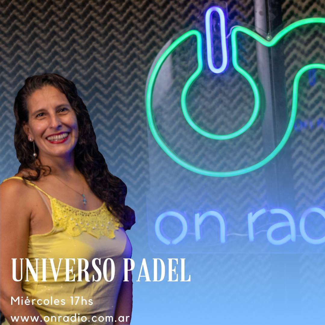 📻 #UniversoPadel
🛡️ Nancy Álvarez
⏱️ Miércoles 17hs

Ph 📸 @maxipezzart

OnRadio Seguinos a través de nuestra web 🔗 bit.ly/EnVivoOnRadio o App 🤳📲 bit.ly/AppOnRadio