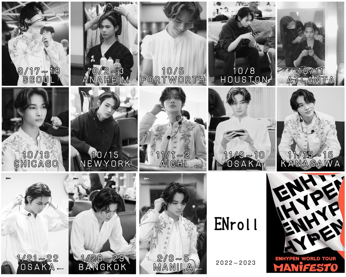 🎞️#ENroll] ニキversion ENHYPEN BACKSTAGE PHOTO @ WORLD TOUR