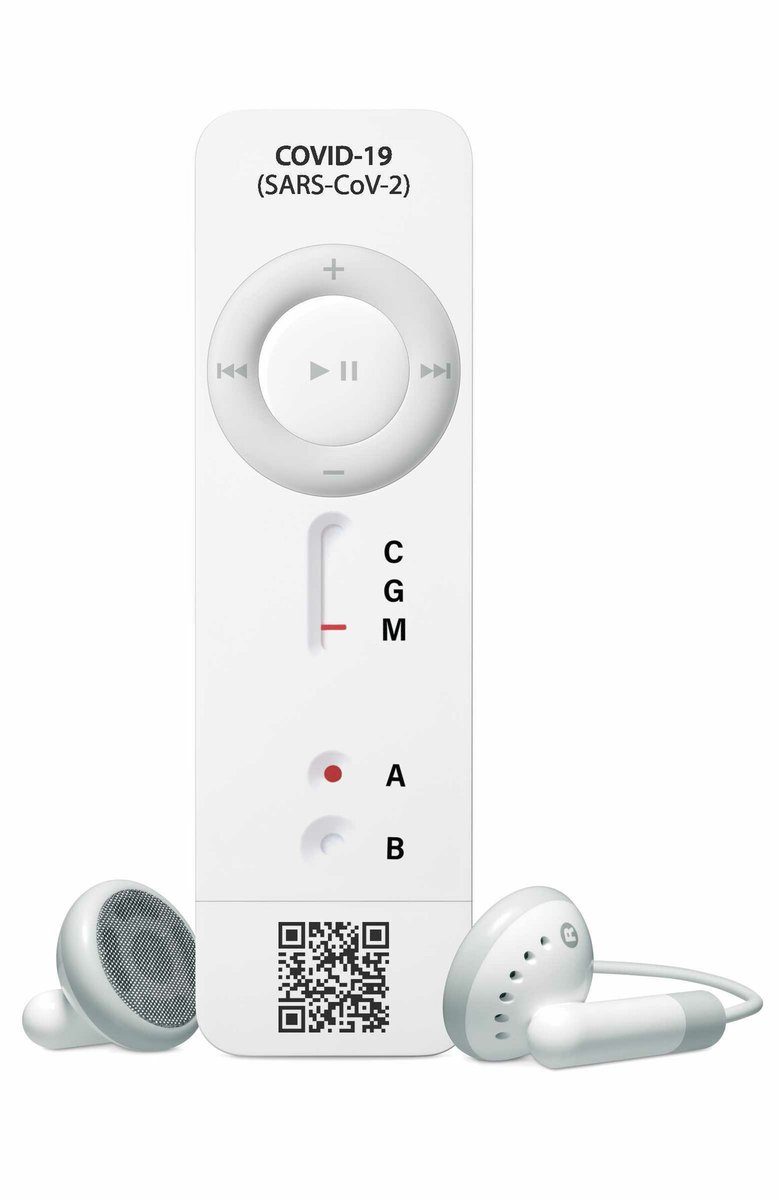 baddogmonkeyboy's tweet photo. RT @Eggfreckles@mastodon.mit.edu
The iPod Shuffle SE 2021 was a reintroduction of the iPod Shuffle’s original 2005 “chewing gum stick” design but with an integrated single-use SARS-CoV-2 antigen test. (Optional lanyard sold separately.)
https://t.co/u2cAkgtFFZ https://t.co/pjWoLToodL