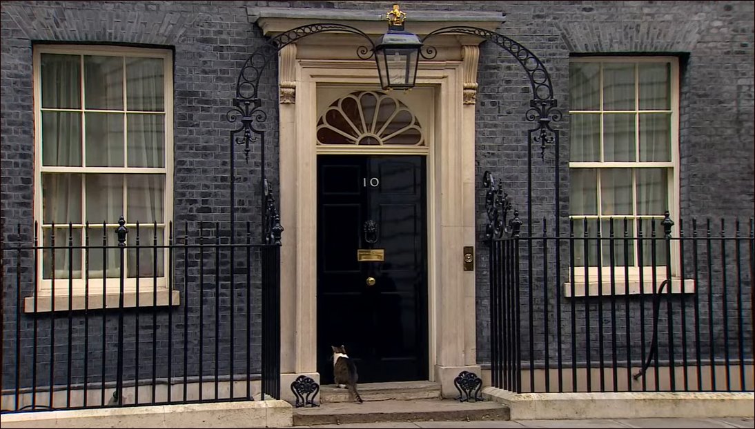 DESteve's tweet photo. @KyivIndependent Special Meeting with #KittyKit who just arrived as well at @10DowningStreet  :-) #SlavaUkraine https://t.co/EqJ11738Nf