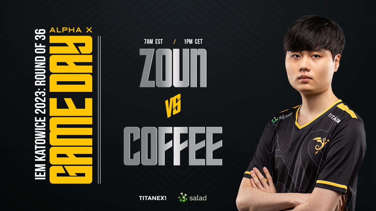 🔥It's finally IEM 2023 time! First up for us is @SC2Zoun as he navigates the ro.32 against Coffee! Let's do it! 📺twitch.tv/cranky_ducklin…