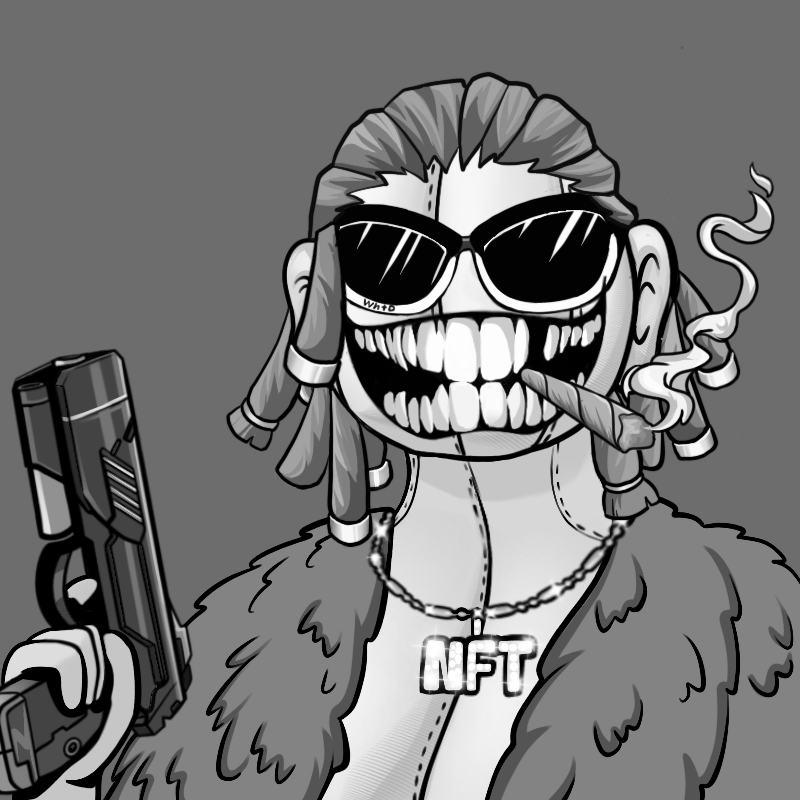 Trayvon Martin likes to wear black hoodies and Young thug is its favorite rapper 🎵 because he can shoot you in a skirt.

#thuglife #NFT