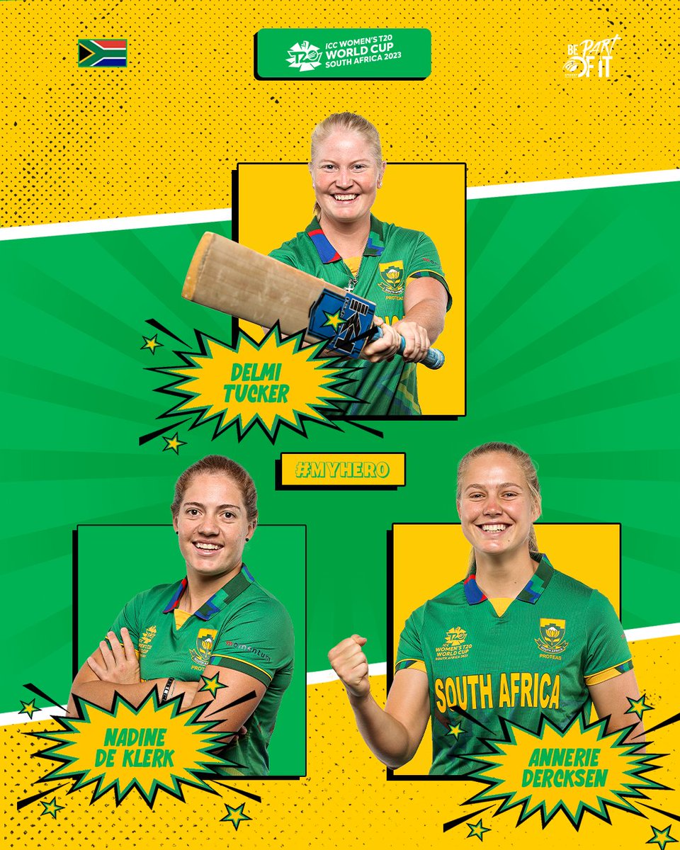The #MomentumProteas are ready 🇿🇦

Bring on the #T20WorldCup 💪

#MyHero #AlwaysRising #BePartOfIt