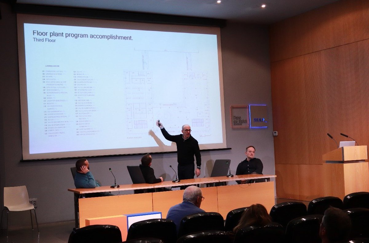 IBE_Barcelona's tweet photo. Following a visit to IBE's current installations, the partners have presented an overview of the future building🗣️ https://t.co/tFADjcY9QA