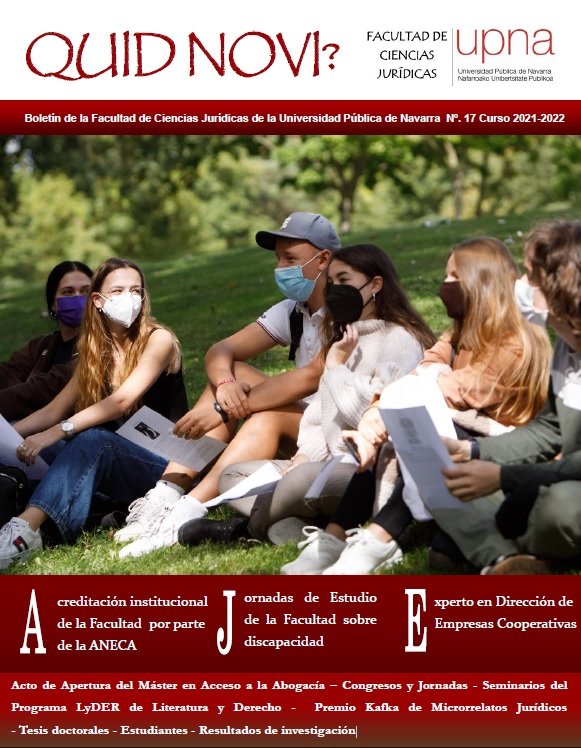 FCCJJUPNA's tweet photo. Publicado el Boletín Informativo de la Facultad n.º 17, correspondiente al curso académico 2021-2022. Adjuntamos los enlaces con los ejemplares en castellano (https://t.co/lTQZlbXHn2) y euskera (https://t.co/2Pe6uMl7WY). @UNavarra @UNavarraPrensa https://t.co/VywdQUajeu