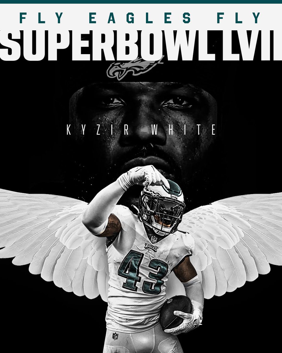 Fly Eagles Fly!!!! Let's go @Eagles. I'm #eastpennProud to support Kyzir. @KyzirWhite8 @EastPennSD @_EHSAthletics @EmmausFootball