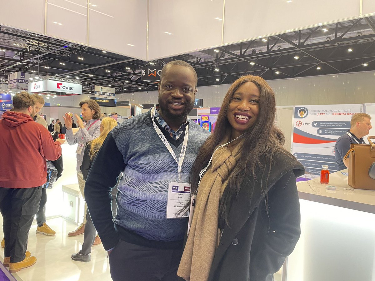 moniepoint's tweet photo. Link up with us at #icelondon2023! Ifeanyi and his team are in the building to discover new innovations in the gaming Industry and how we can support our business clients. While we keep up with them, here are some Jpegs for you. 

#Payments #Tech #Icelondon https://t.co/WwAGOP5oZP