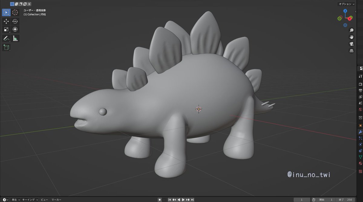 トリケラちゃん見てくださってありがとうございました🙏✨

次はたぶん↓です。粘土みのあるこの段階が好き