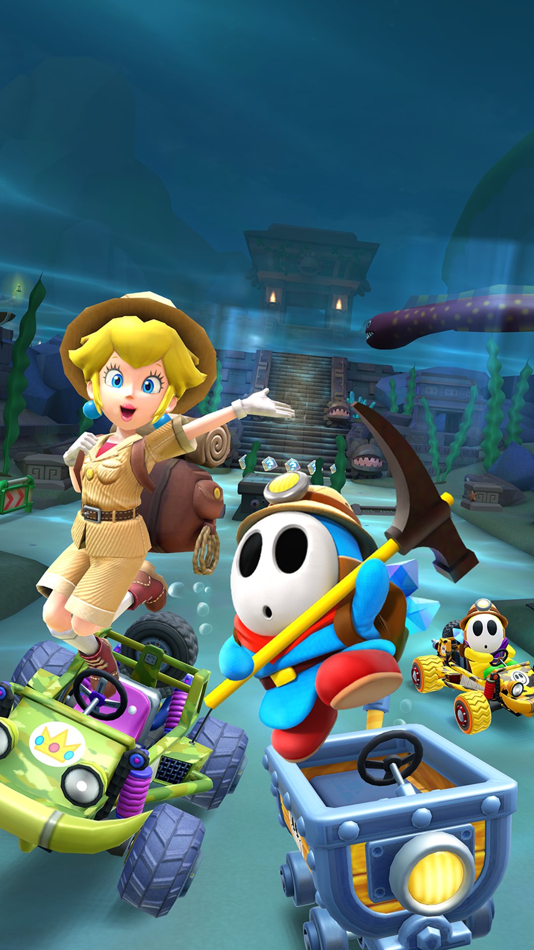 Mario Kart Tour Welcomes A Brand New Course In Piranha Plant Cove