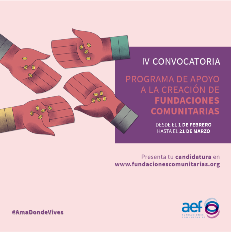 AEF_fundaciones's tweet photo. Las #FundacionesComunitarias son organizaciones no lucrativas que recaudan fondos y combinan el poder colectivo generando soluciones para las necesidades de la comunidad en la que trabajan.

¿Quieres crear una?

Sesiones gratuitas de información en ⬇️