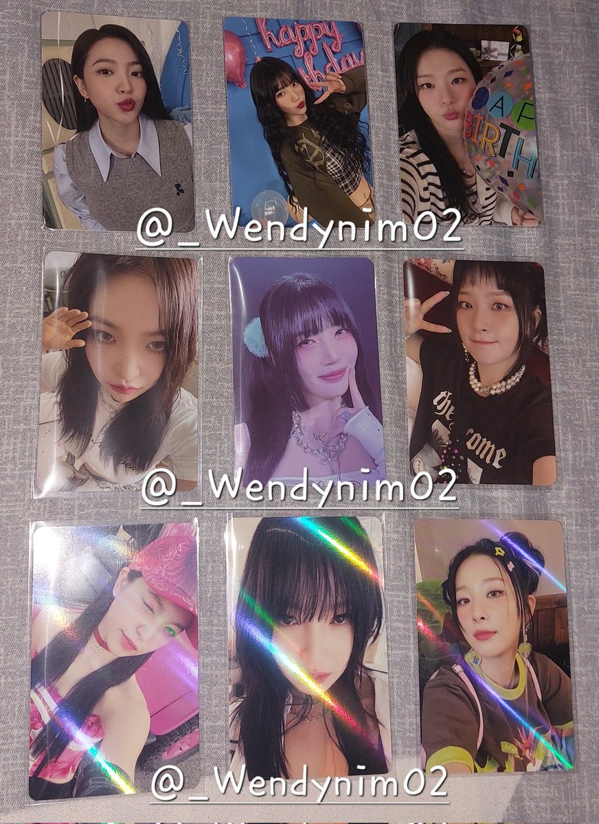 _Wendynim02's tweet photo. WTS LFB PH RED VELVET 

✦ Seulgi Joy Yeri Birthday POB Photocards
   ⤷ P3500 (3300 payo)
   ⤷ 3days reservation

— onhand
— sold as set
— mumo pobs sealed
— x sensitive buyer
— gcash ; jnt, lbc

🏷️ rv red velvet birthday pob mumo smtown&amp;store makestar joy yeri seulgi pc poca https://t.co/MBWR7bc653