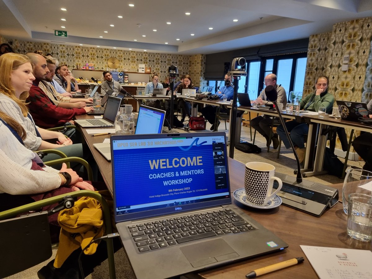 DimiSchuurman's tweet image. Kicking off #osl3 with an in person workshop for coaches and mentors that will help out during the #hackathon on all things #data #oceans #blueeconomy #sustainability - representing @imec_int contributing with our #innovationmanagement #methodology - looking forward!