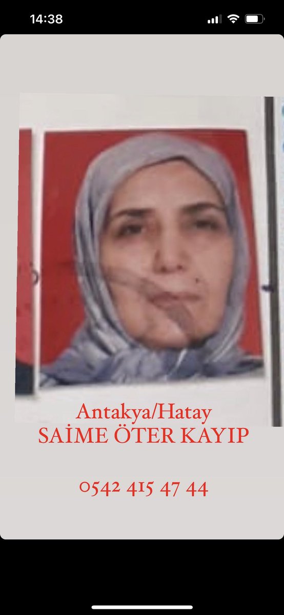 seblaec's tweet photo. Üzülerek halam Ayşe Ferzan Öter Tiryaki, kuzenlerim Elif Nedime Tiryaki Esra Nur Tiryaki’nin meftalarına ulaşıldı. Babannem Saime Öter hala kayıp, apartmanı yıkılmadan sağ çıktığı görülmüş ulaşamıyoruz gören duyan @ahbap @Hatayspor_FK @AFADHatay https://t.co/R9UfYvKGj6