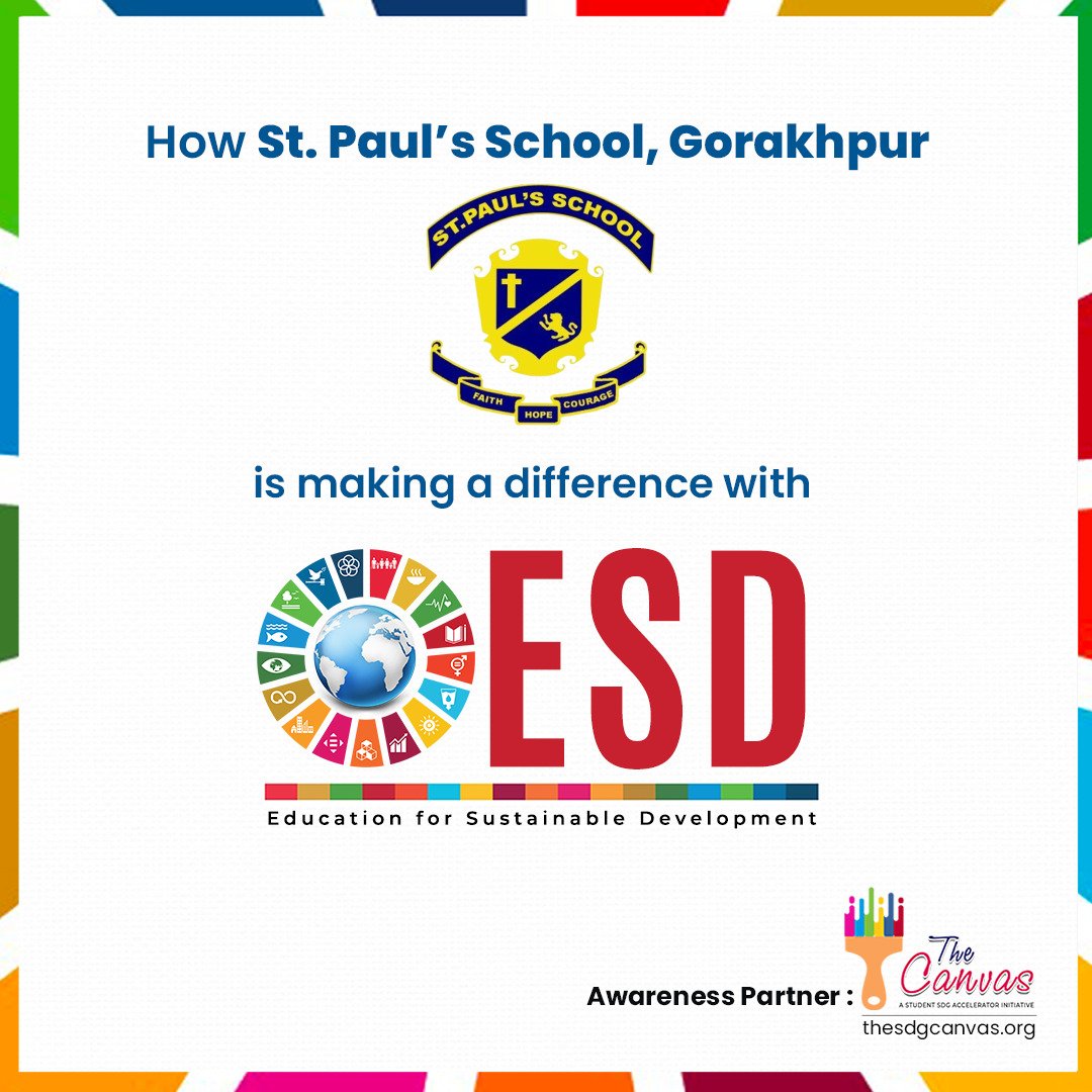 sdg_canvas's tweet image. The Canvas brings yet another awareness initiative in association with St. Paul’s School, Gorakhpur - 𝐅𝐄𝐖 promotes responsible consumption of Food, Energy and Water. Watch the space yo learn more about the campaign led by students and teachers.
.
#ESD #sdgawareness #sdgcanvas