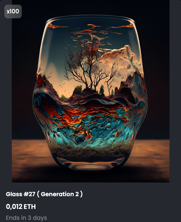 AbstractEscapes's tweet photo. 3 Days left ! 

" A Glass of Landscape "  🎨 

Offer : 0.012 Eth 

Supply Just 100 Pieces per NFT !!

Opensea -> 
https://t.co/ghGytSY6It

#landscape  #NFTart #NFTCollection #NFTcollectibles  #CryptoArt #NFT #nfts #NFTCommunity #NFTdrops #NFTdrop #newcollection #crypto  #crypto https://t.co/ggRGvs2rwj