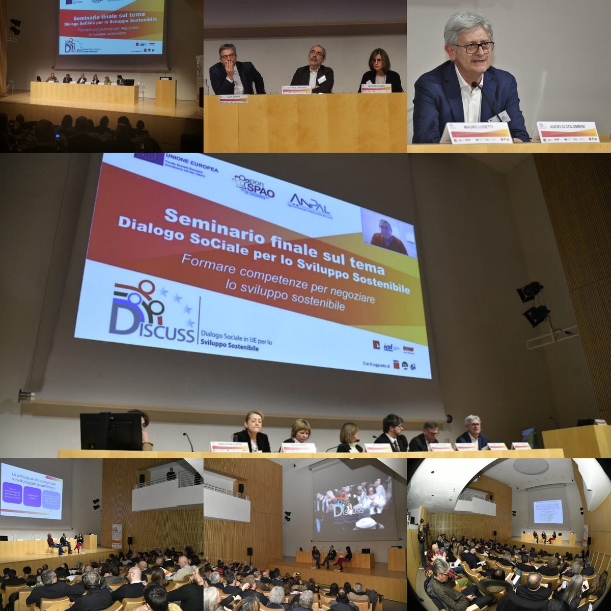IAL_Nazionale's tweet photo. Si chiude oggi con la tavola rotonda su #fondiUE e #dialogosociale il seminario finale del progetto #Discuss, intervento nazionale di #formazione x il rafforzamento delle #competenze dei #sindacalisti di #CgilCislUil, specie del sud, sui temi legati allo #svilupposostenibile https://t.co/8KGvrCEKzE