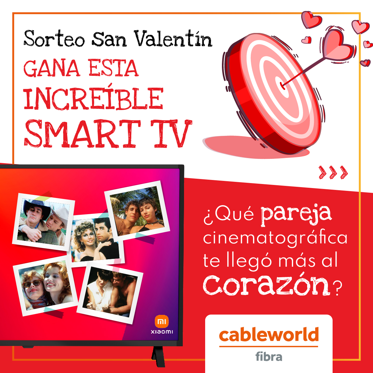 cableworld's tweet photo. 🧡💘¡𝗦𝗢𝗥𝗧𝗘𝗔𝗭𝗢 𝗦𝗔𝗡 𝗩𝗔𝗟𝗘𝗡𝗧𝗜́𝗡!🧡💖
GANA una 🎁📺𝑻𝑽 𝑿𝑰𝑨𝑶𝑴𝑰.

🧡Sigue a @cableworld y haz RT
🧡Responde con el emoji de tu pareja favorita.
🧡Menciona a 1 amigo/a (cuantos más tweets más posibilidades.)

15/02  ganador.

✒️BBLL: https://t.co/0o7ol38ybL https://t.co/YXk258IYaw