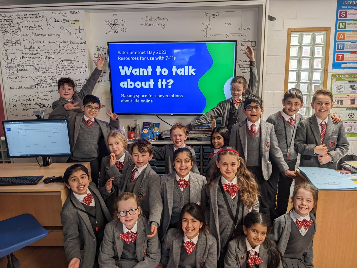 BGS_Computing's tweet photo. Safer Internet Day (Feb 7th) has been celebrated with assemblies and lessons in the whole school on the theme, "Want to talk about it" involving making space for conversations about life online. Keep talking.
#SaferInternetDay2023 #BGS_Computing @BGS_UpperSch @BGS_LowerSch #Y4 https://t.co/nP6bwaS3wz