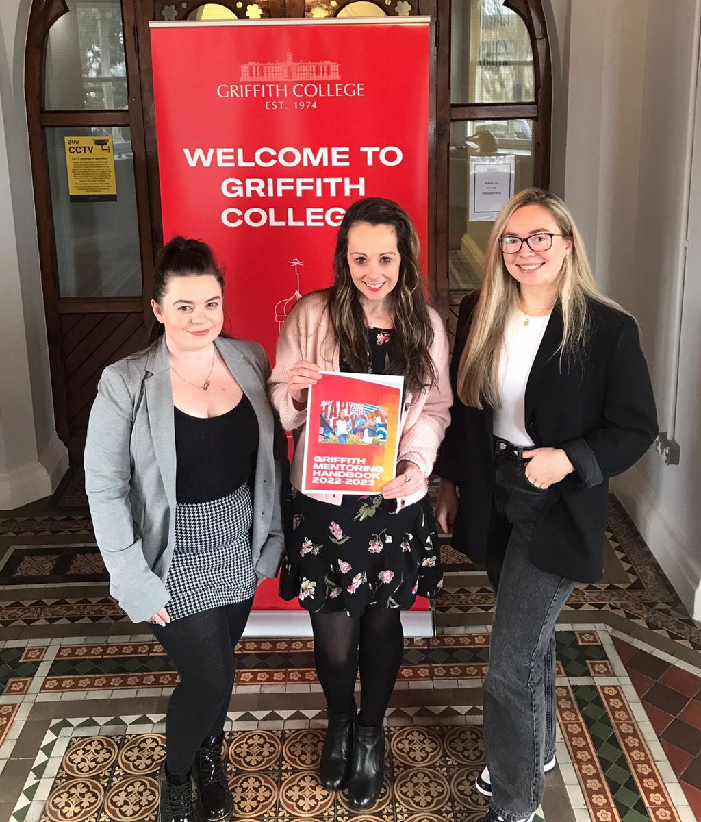 The <a href="/griffithcollege/">Griffith College</a> student mentoring programme kicks off this week. Thanks to all our alumni who are giving up their time to support future graduates #Careers #Mentoring