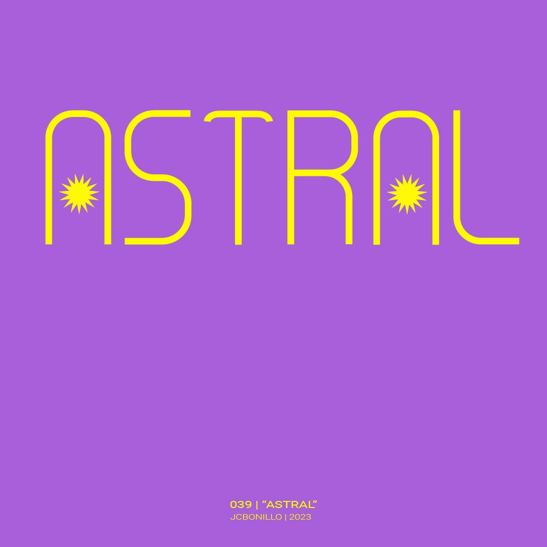 jcbonillodesign's tweet photo. 039 | “ASTRAL” Type design by @jcbonillodesign
-
-
-
#astral #jcbonillodailytype #type01 #lettering #letteringart #customtype #design #logo #type #typedesign https://t.co/90Fl9dGz1P