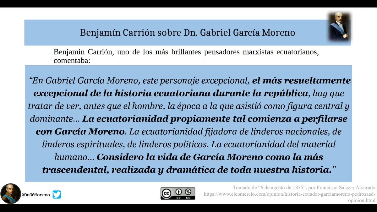 Dn. Gabriel García Moreno tweet media
