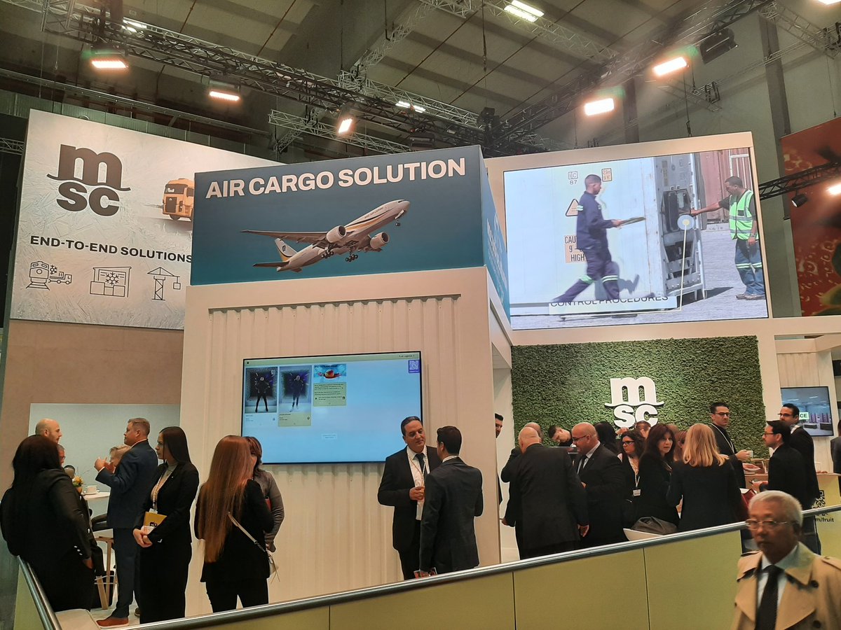 Great to be back at #fruitlogistica2023 with the <a href="/MSCCargo/">MSC Cargo</a> team #MSCFL2023