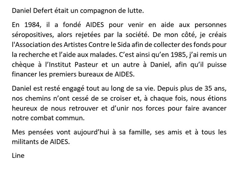 linerenaud's tweet photo. #DanielDefert était un compagnon de lutte. Mes pensées vont aujourd’hui à sa famille, ses amis et à tous les militants de @assoAIDES.
📷 Jean GUICHARD https://t.co/xTs9HuuGeS