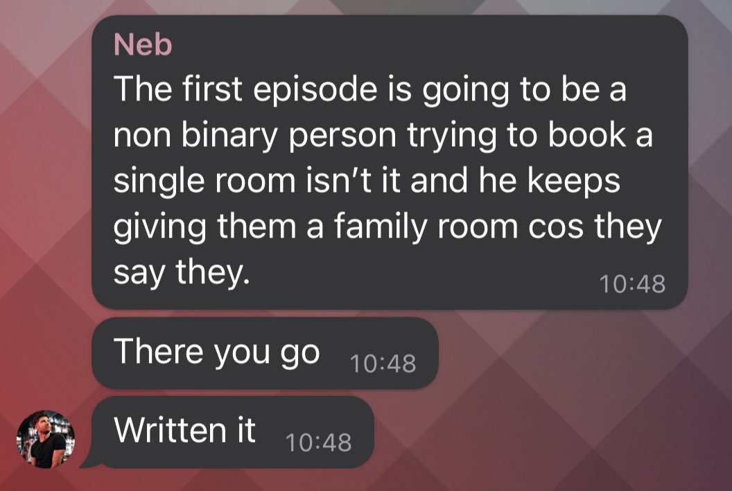 peteheat's tweet image. My friend Neb has just written the first episode of the new Fawlty Towers