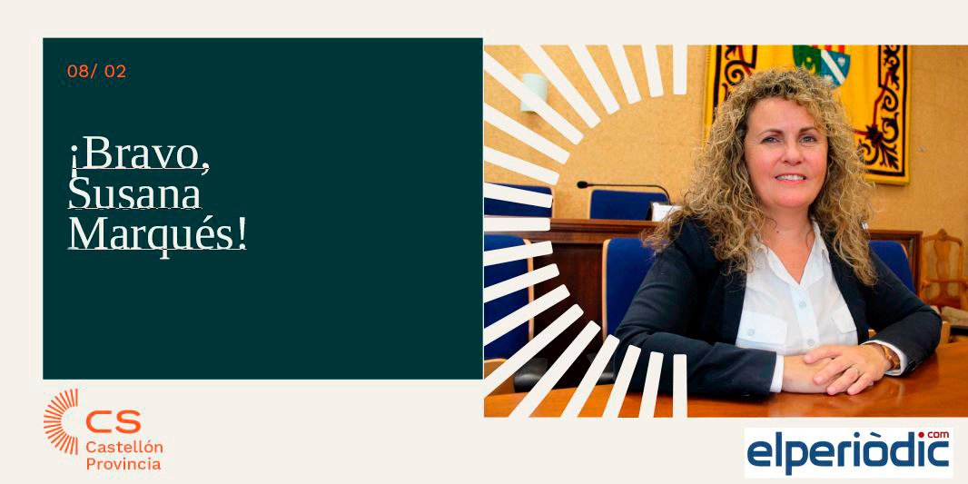 🔊🗣️ ¡Por fin! Qué alegría cuando leí que a Susana Marqués le habían sentado en una mesa redonda para hablar de los ODS y de la agenda 2030. Supongo que la tendrían que llevar a rastras.

🔗 Hoy Cristina Fernández en el Periòdic bit.ly/3x3Siec

<a href="/Cs_Castellon/">Cs Castellón</a>
<a href="/CsBenicasim/">Cs Benicàssim</a>