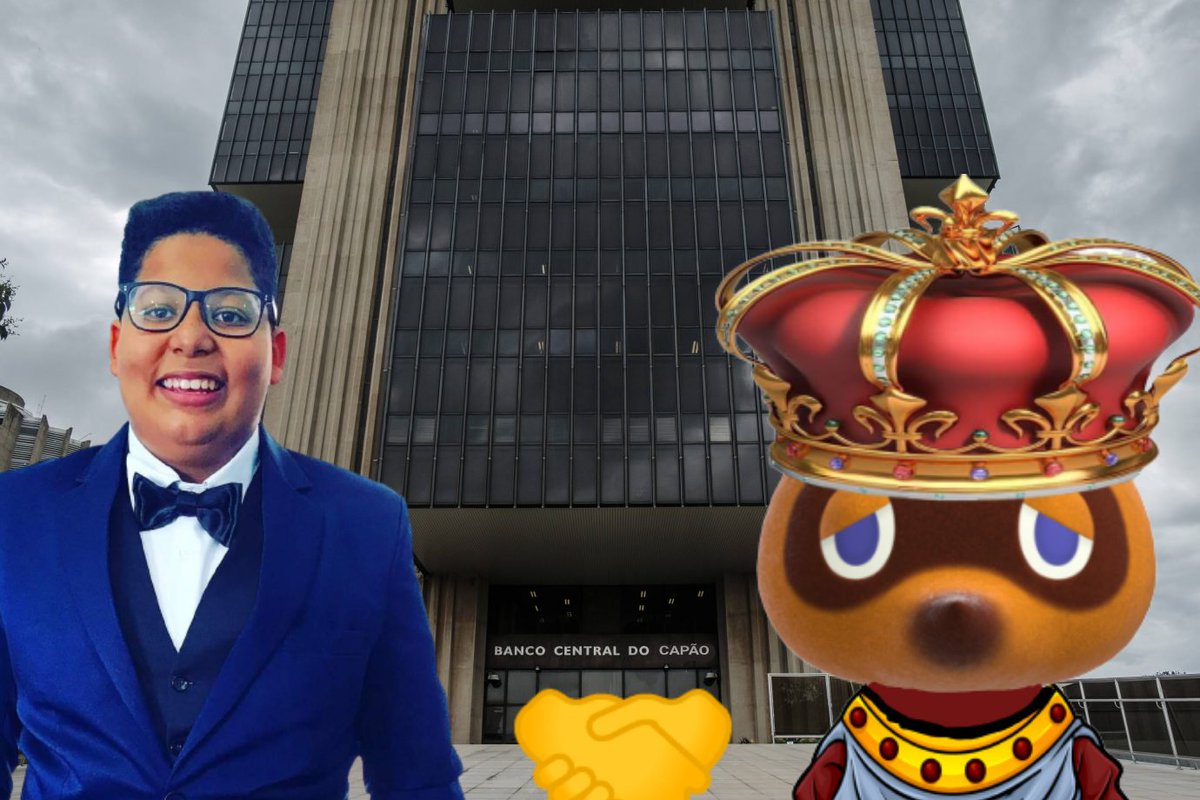 Uma das únicas estatais do qual o presidente desta era oposição ao reino dos crias, era o Banco Central do Capão, pois bem, nosso trabalho fica difícil existindo oposição em uma instituição tão importante quanto o Banco Central do Capão, dito isso, hoje nomeei o novo presidente!